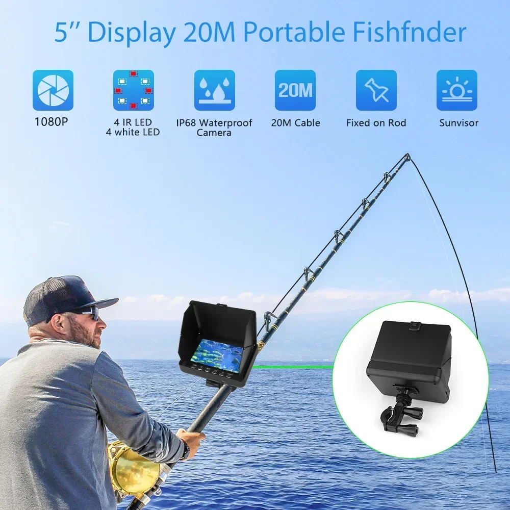 Fish Finder 5.0 Inch LCD Displ - огляд і ціна Fish Finder Cable