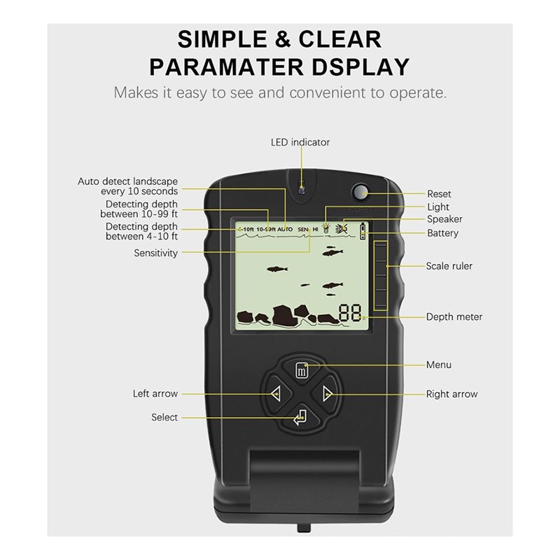 New Portable Fish Finder, Ice  - огляд і ціна Fish Finder Portable