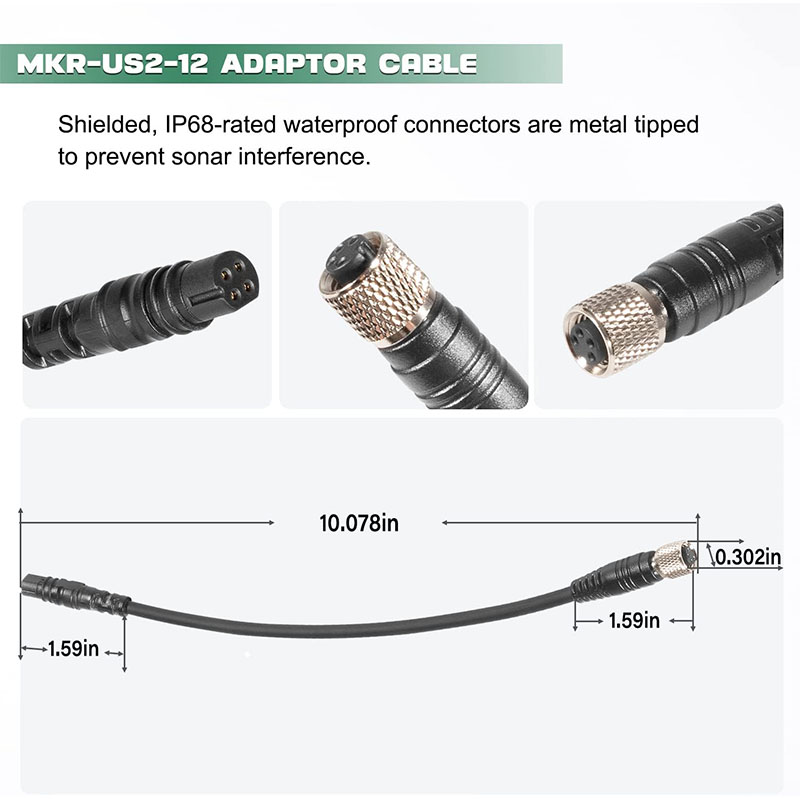 1852072 ‎MKR-US2-12 Universal  - огляд і ціна Fish Finder Cable