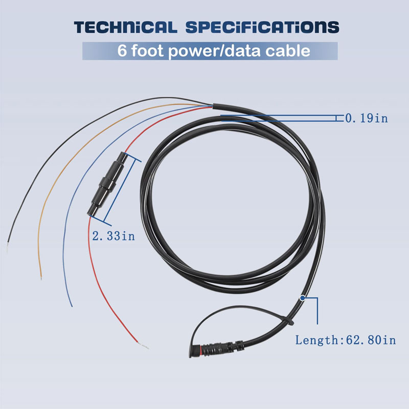 010-12199-04 Power/Data Cable  - огляд і ціна Fish Finder Cable