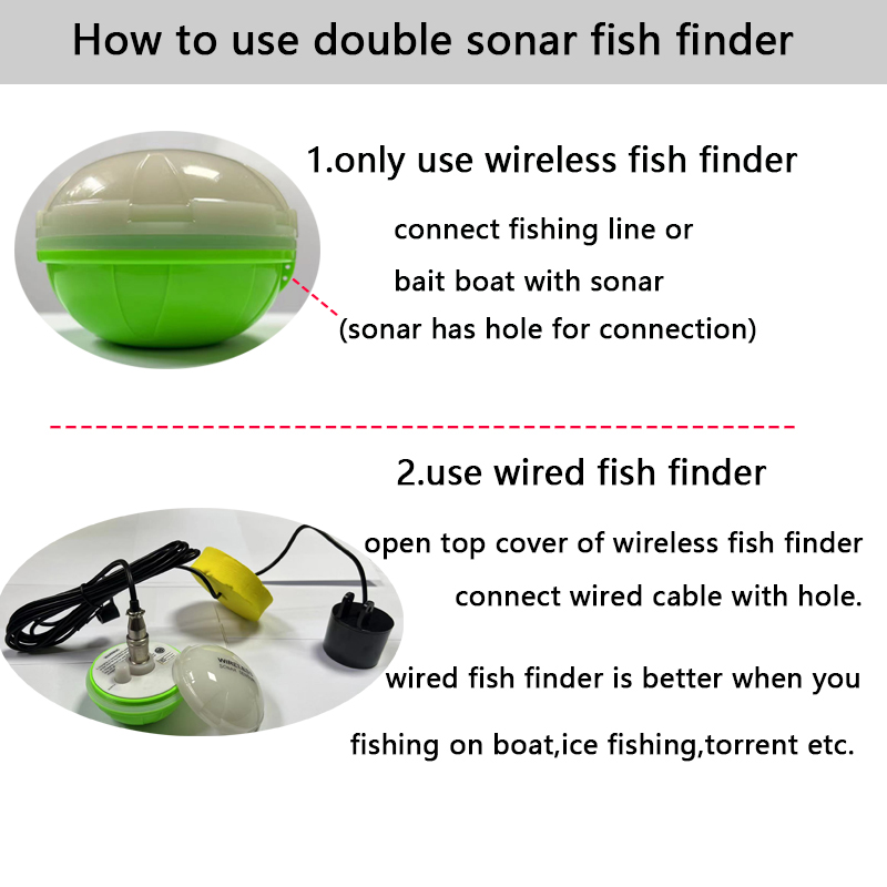 Portable Bluetooth Wireless So - огляд і ціна Fish Finder Portable